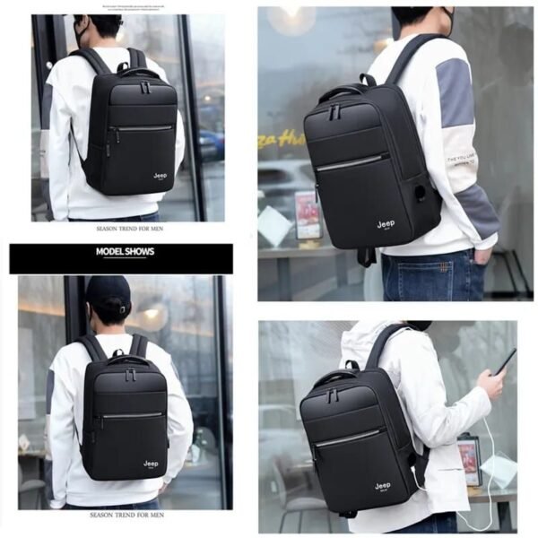 Men Jeep Water-resistance Laptop Backpack - Image 3
