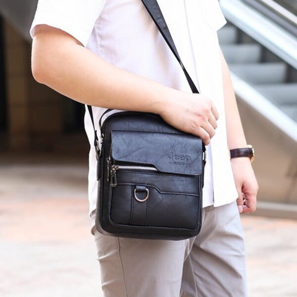 Leather Side Cross Bag - Image 1