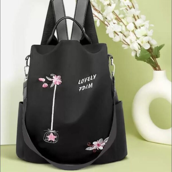 Anti-theft-bag-black-1 Lovely FDIM Anti-theft ladies backpack - Image 1