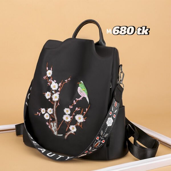 Bird Tree Anti-theft ladies backpack - Image 4
