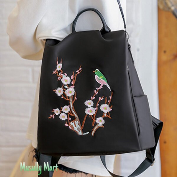 Bird Tree Anti-theft ladies backpack - Image 2