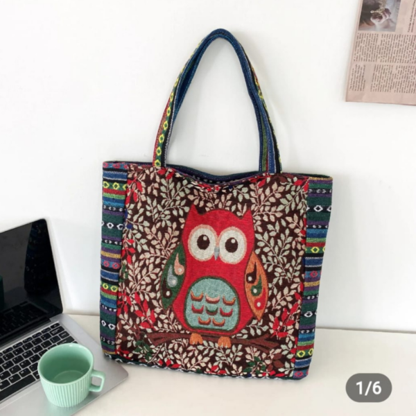 Unique Stylish Cotton Canvas Tote Bag - Image 7