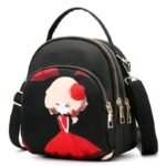 Printed Mini Backpack for Women - Image 4