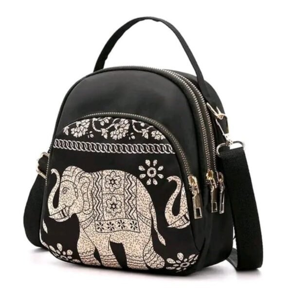 Printed Mini Backpack for Women - Image 3