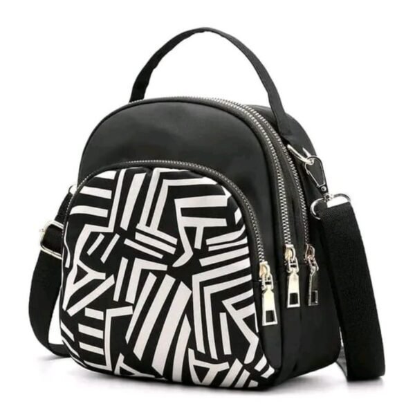 Printed Mini Backpack for Women - Image 1