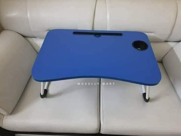 Solid Color Portable and Foldable Laptop Table - Image 7